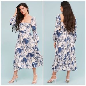 Reformation Mica Dress in Avian